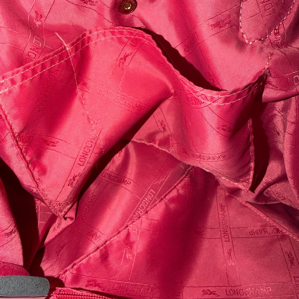 Longchamp leather bag with embroidery - Picture 11 of 11